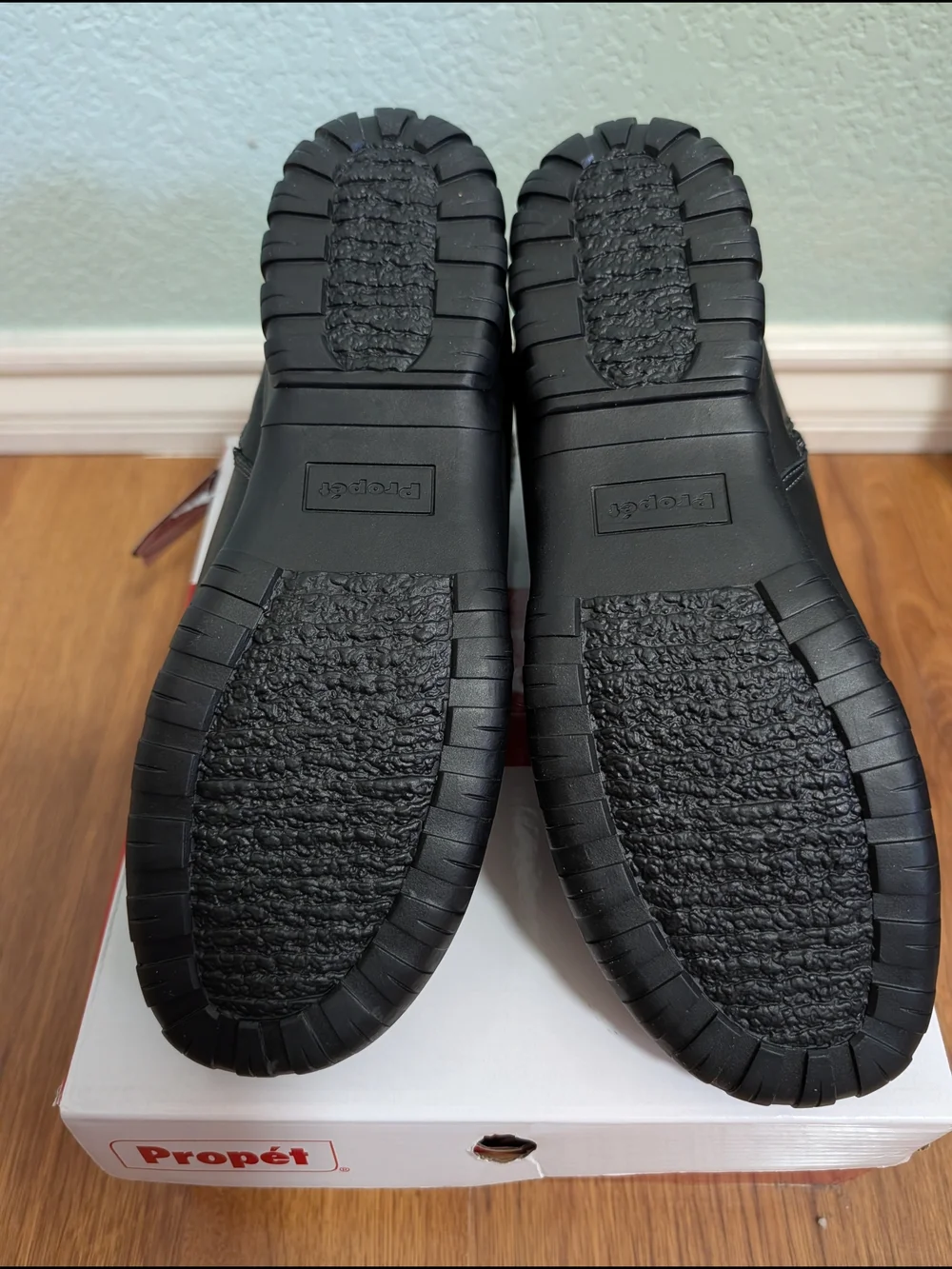 Propet black leather